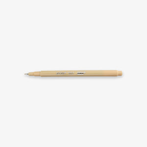 Le Pen felt-tipped fineliner from Marvy Uchida in the color beige on a white background. 