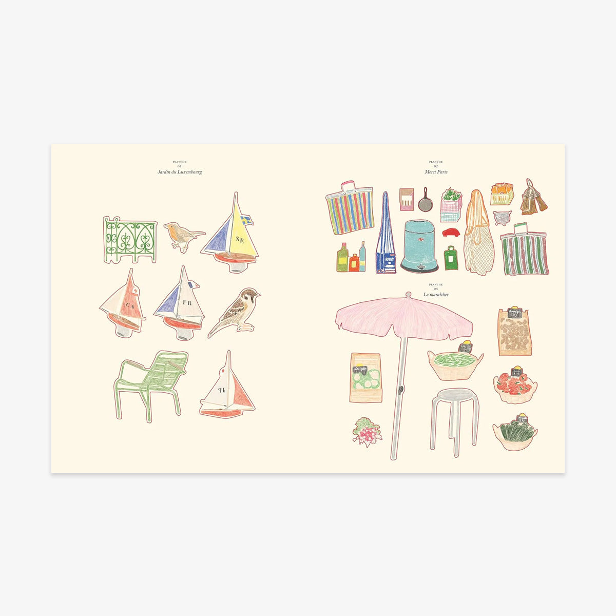 COLOURING AND STICKER BOOK // PARIS