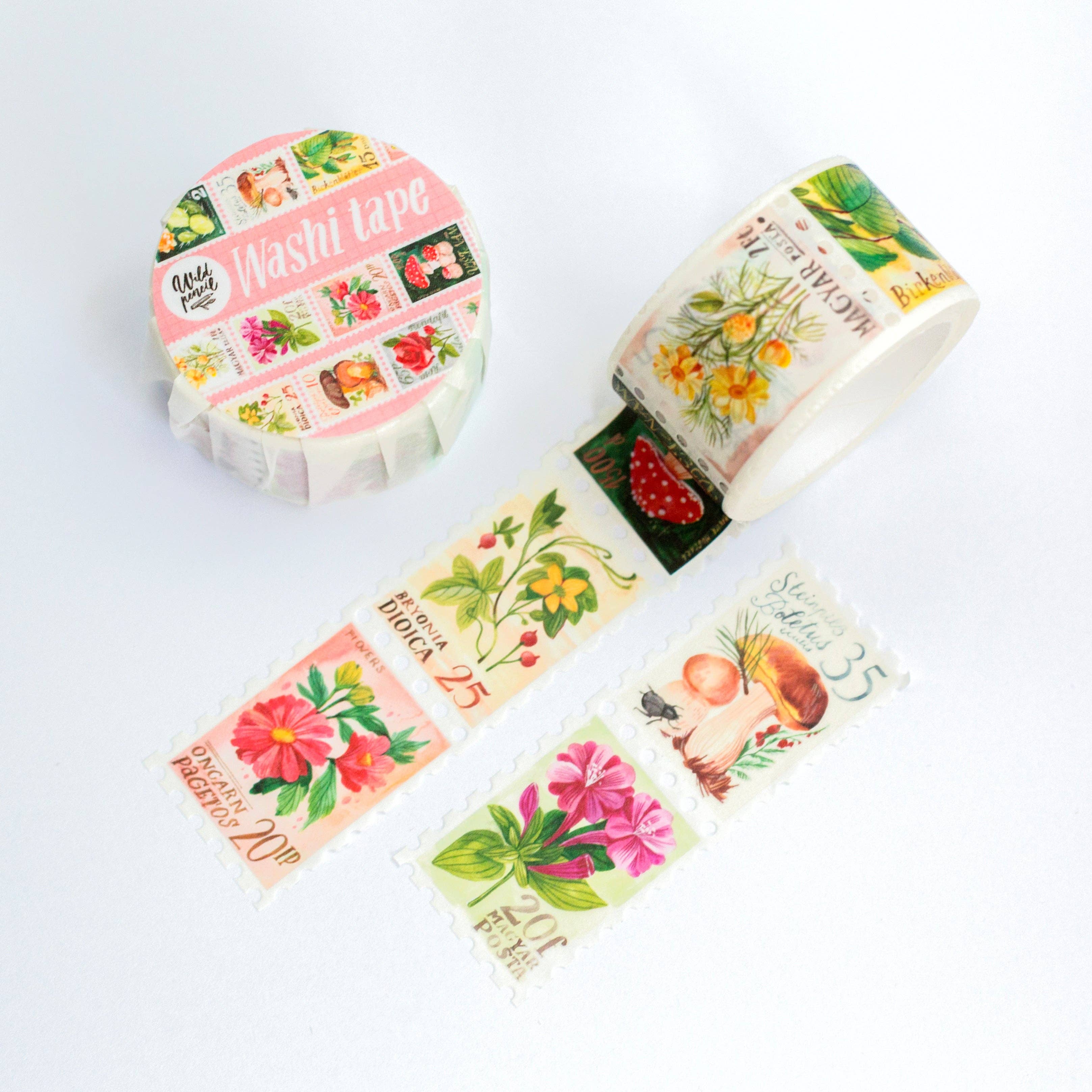 WASHI TAPE // BOTANICAL STAMPS