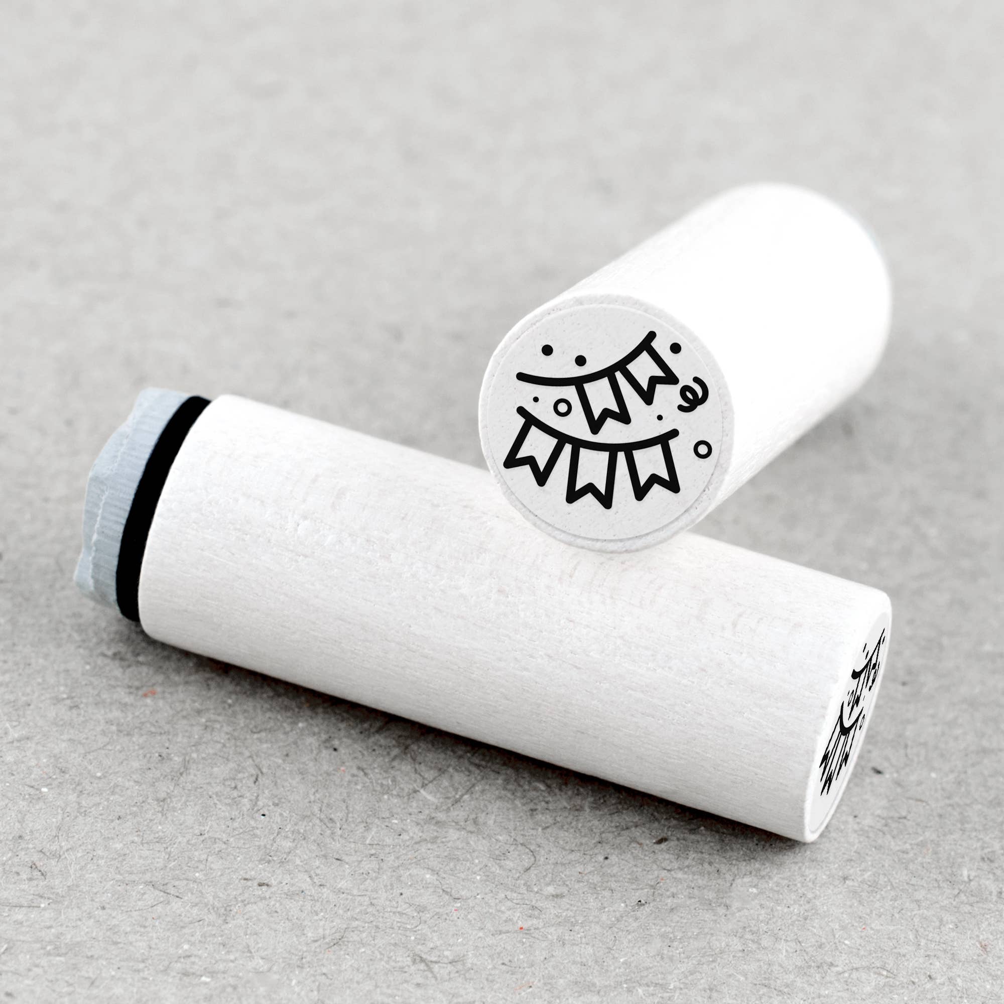 MINI RUBBER STAMP // PARTY CONFETTI