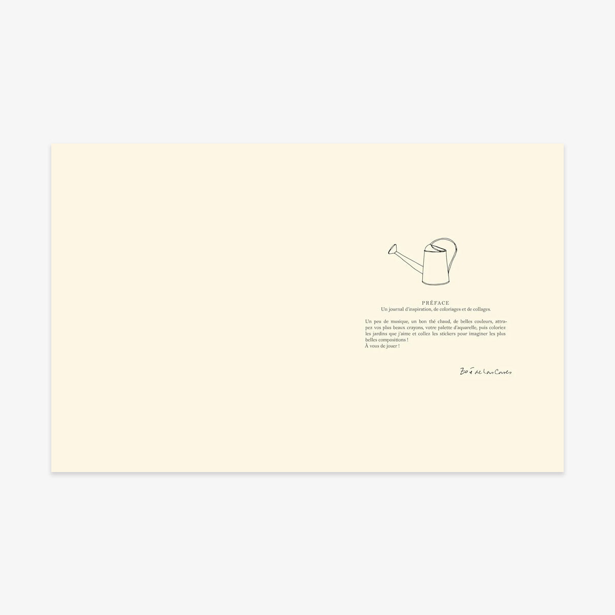 COLOURING AND STICKER BOOK // LE JARDIN