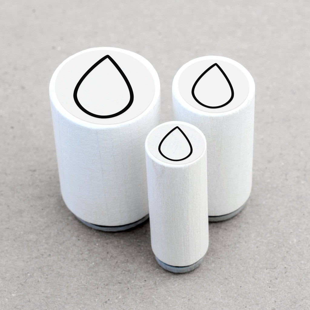 MINI RUBBER STAMP // TEARDROP