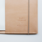 LEATHER CASE, A5 // NATURAL