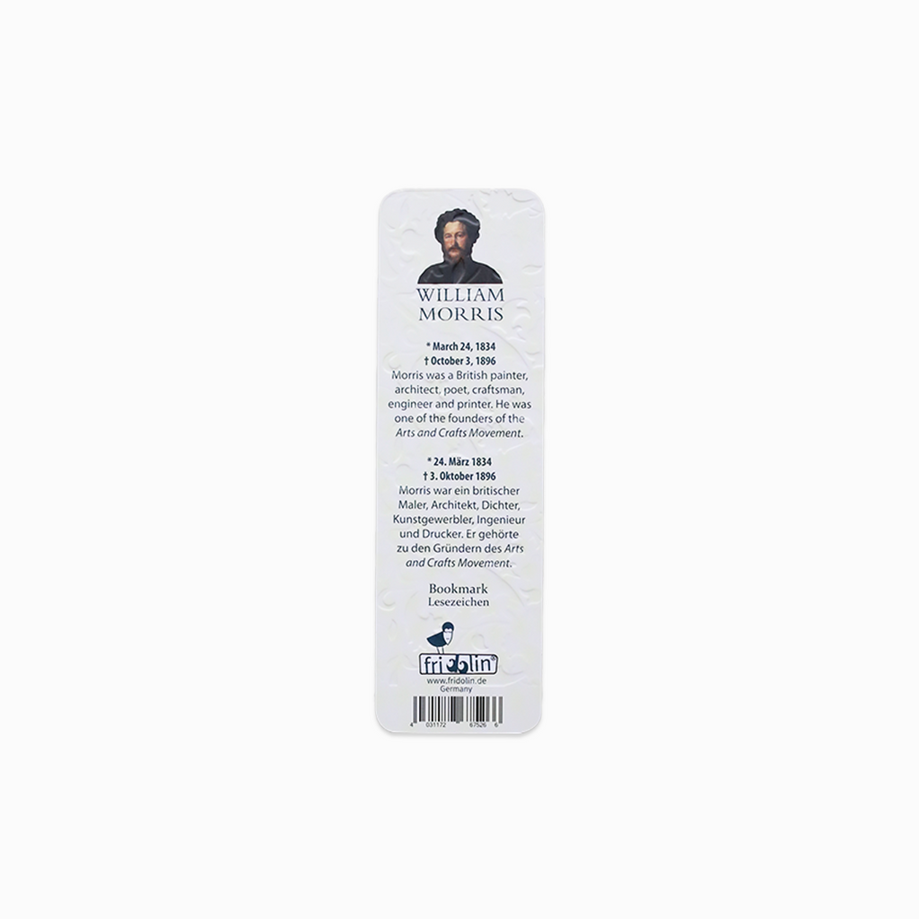 WILLIAM MORRIS BOOKMARK // YELLOW