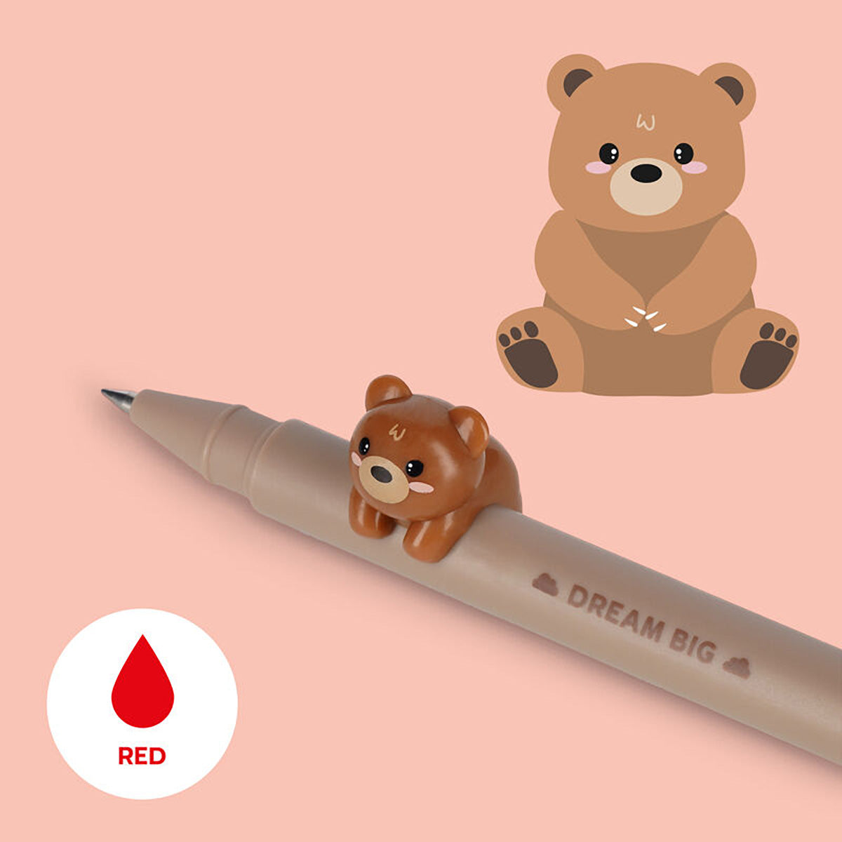 LOVELY FRIENDS GEL PEN // TEDDY BEAR