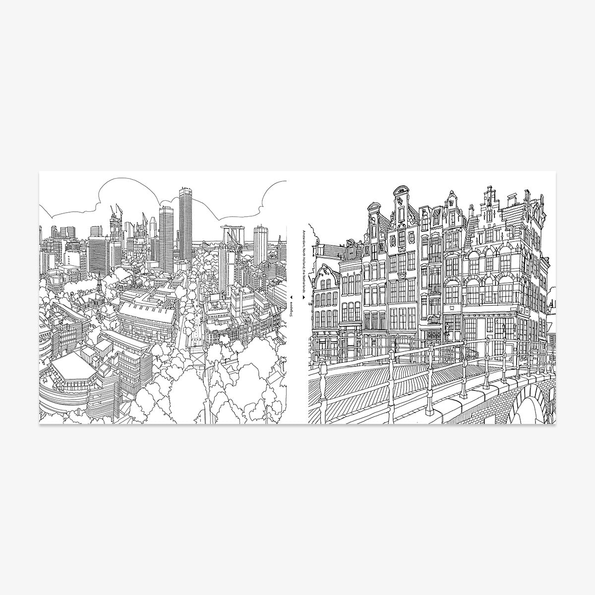 COLOURING BOOK // FANTASTIC CITIES