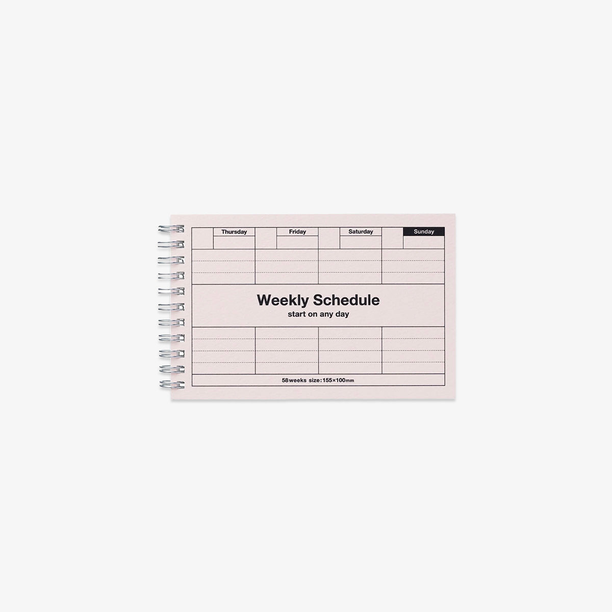 SPIRAL UGEPLANNER // LYSERØD