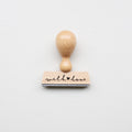 RUBBER STAMP // 'WITH LOVE'