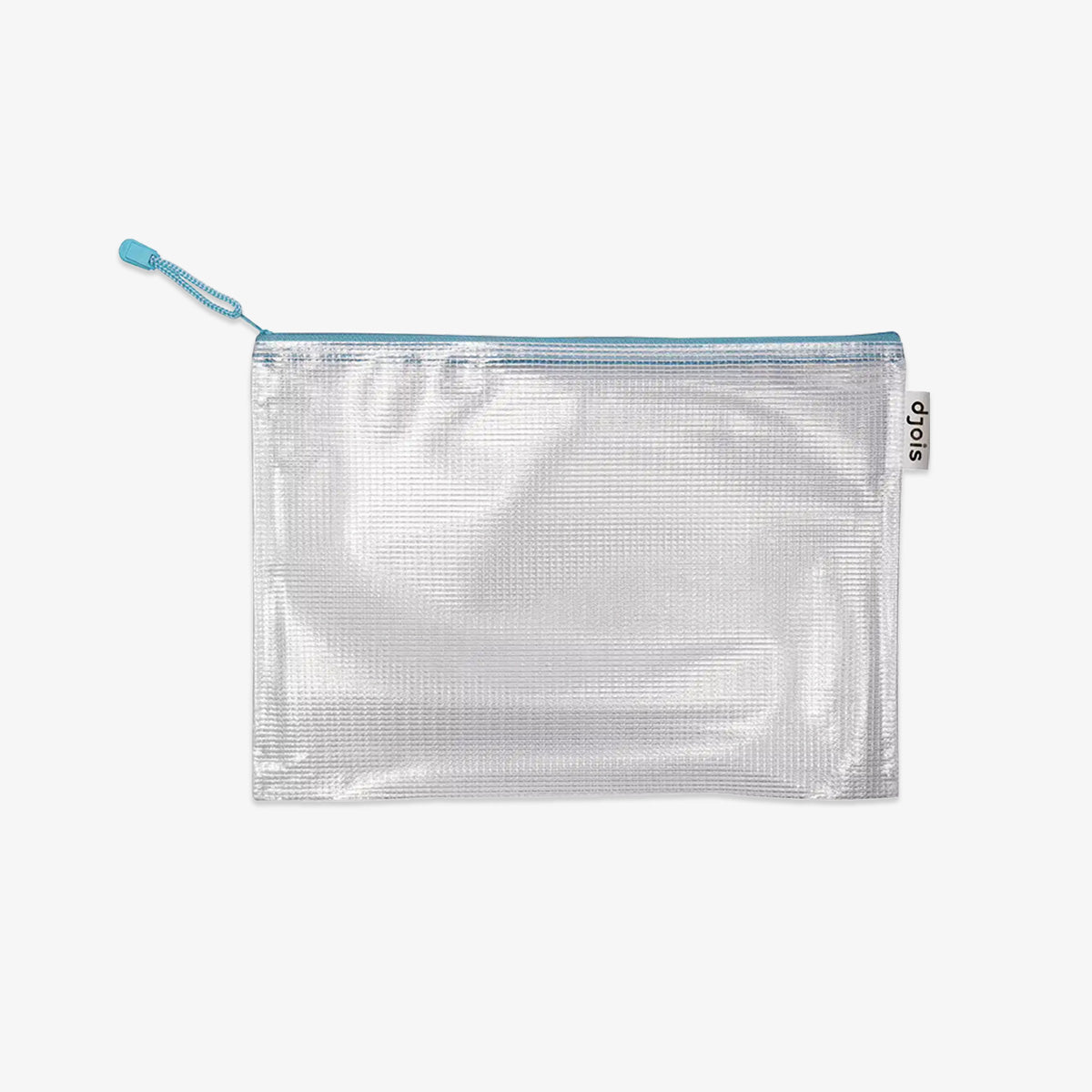 MESH ZIPPER BAG // PASTEL BLUE