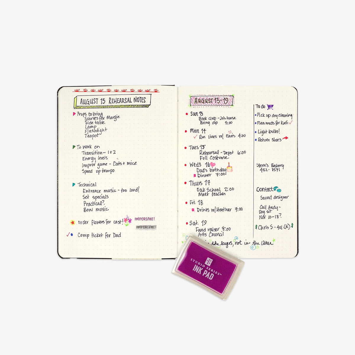 STEMPELSÆT // DOT JOURNALING