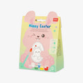 Easter egg decorating kit packaging with a pink bunny design on a white background