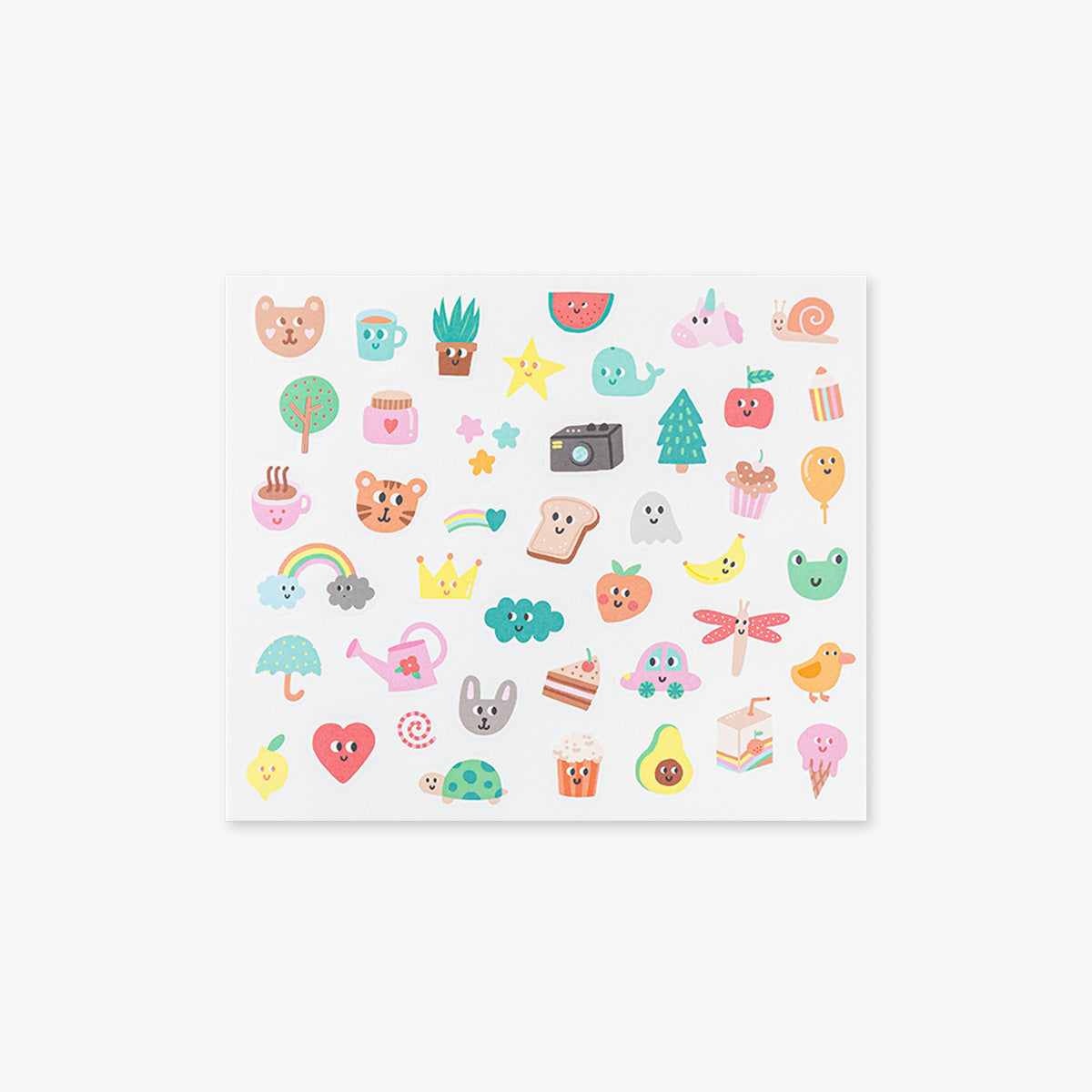 KONTURSKÅREDE KLISTERMÆRKER // TUTTI-FRUTTI
