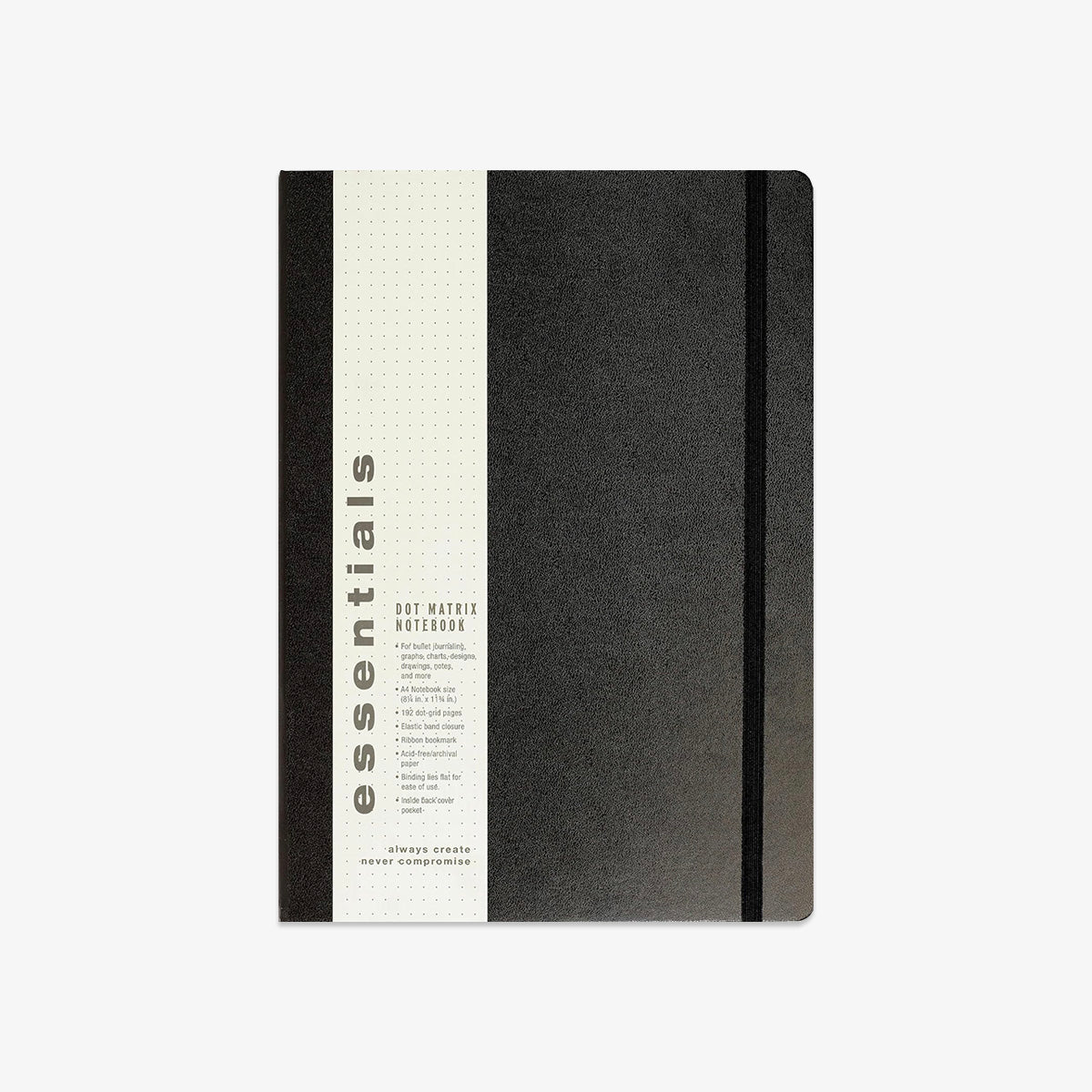 BULLET NOTEBOOK A4 // BLACK