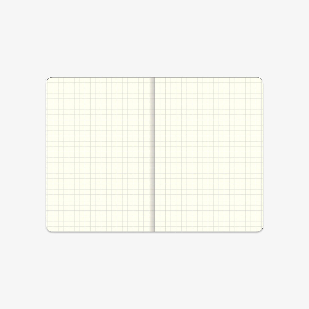 GRID LINED NOTEBOOK A5 // BLACK