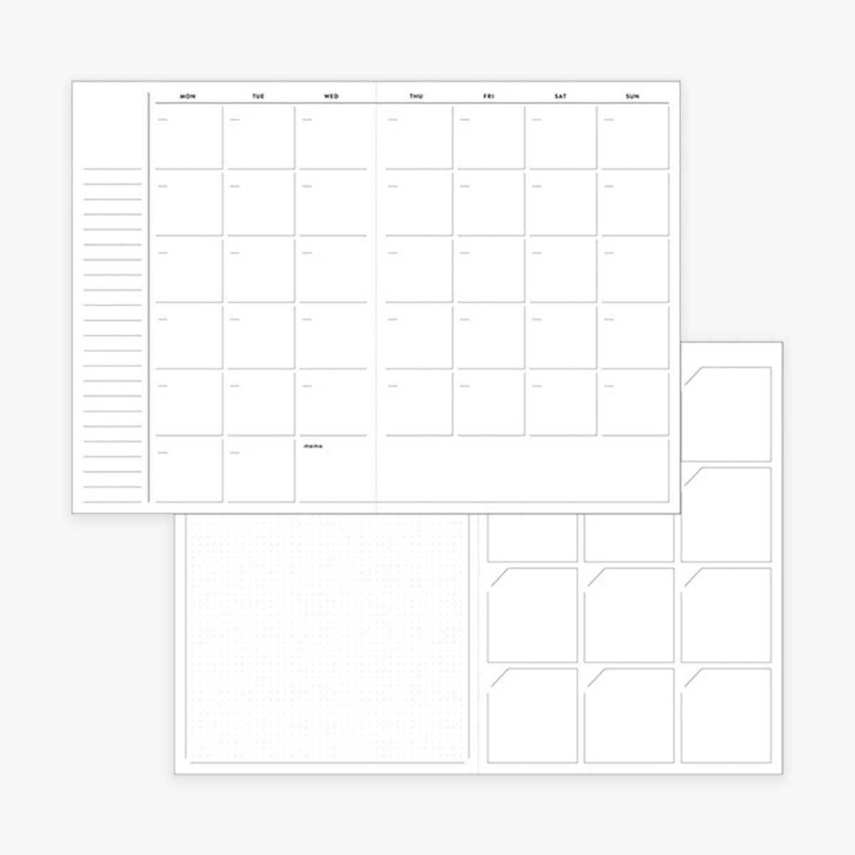 FIND & NOTICE WEEKLY PLANNER DIARY // BLUE