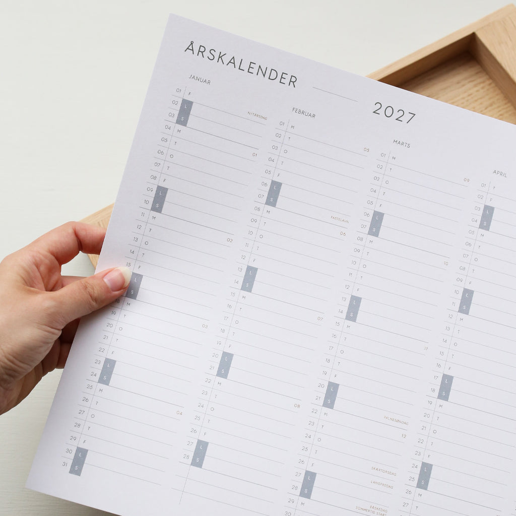 A3 KALENDER 2027