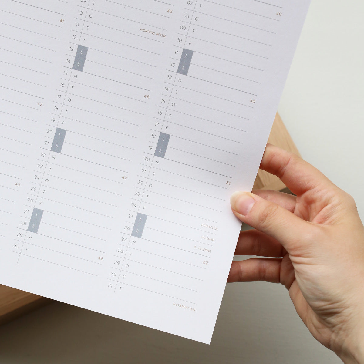 A3 KALENDER 2027