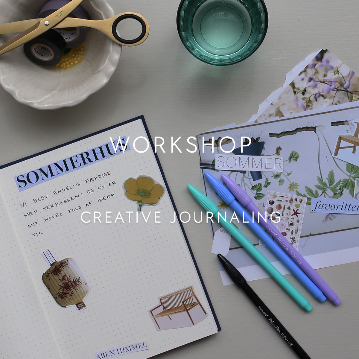 Workshop: Creative journaling (inkl. kreasæt) // 19. november 2025