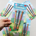 ERASABLE GEL PENS SET OF 3 // FUR-EVER FRIENDS (LIMITED EDITION)