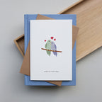GREETING CARD // LOVEBIRDS