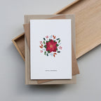 GREETING CARD // POINSETTIA