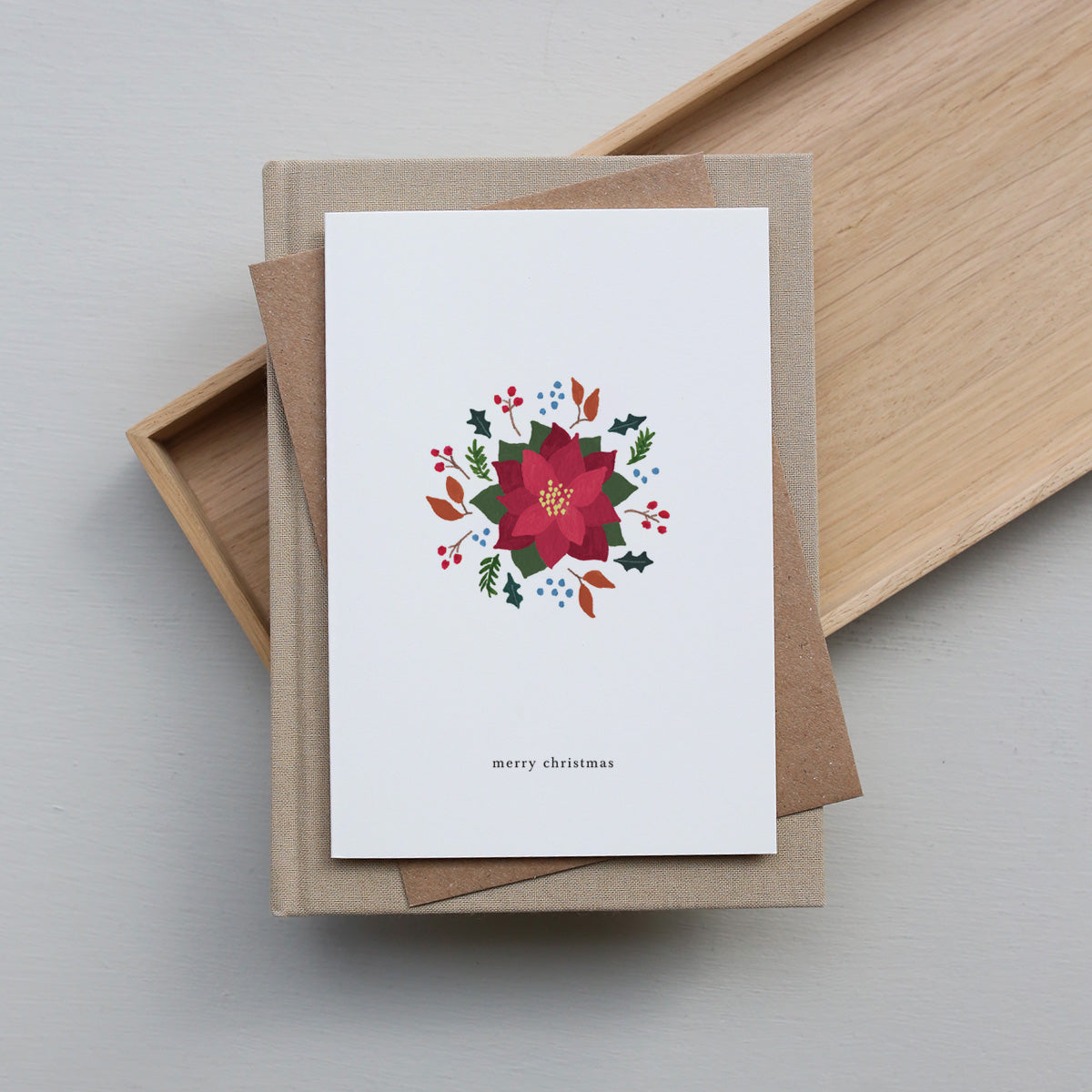 GREETING CARD // POINSETTIA