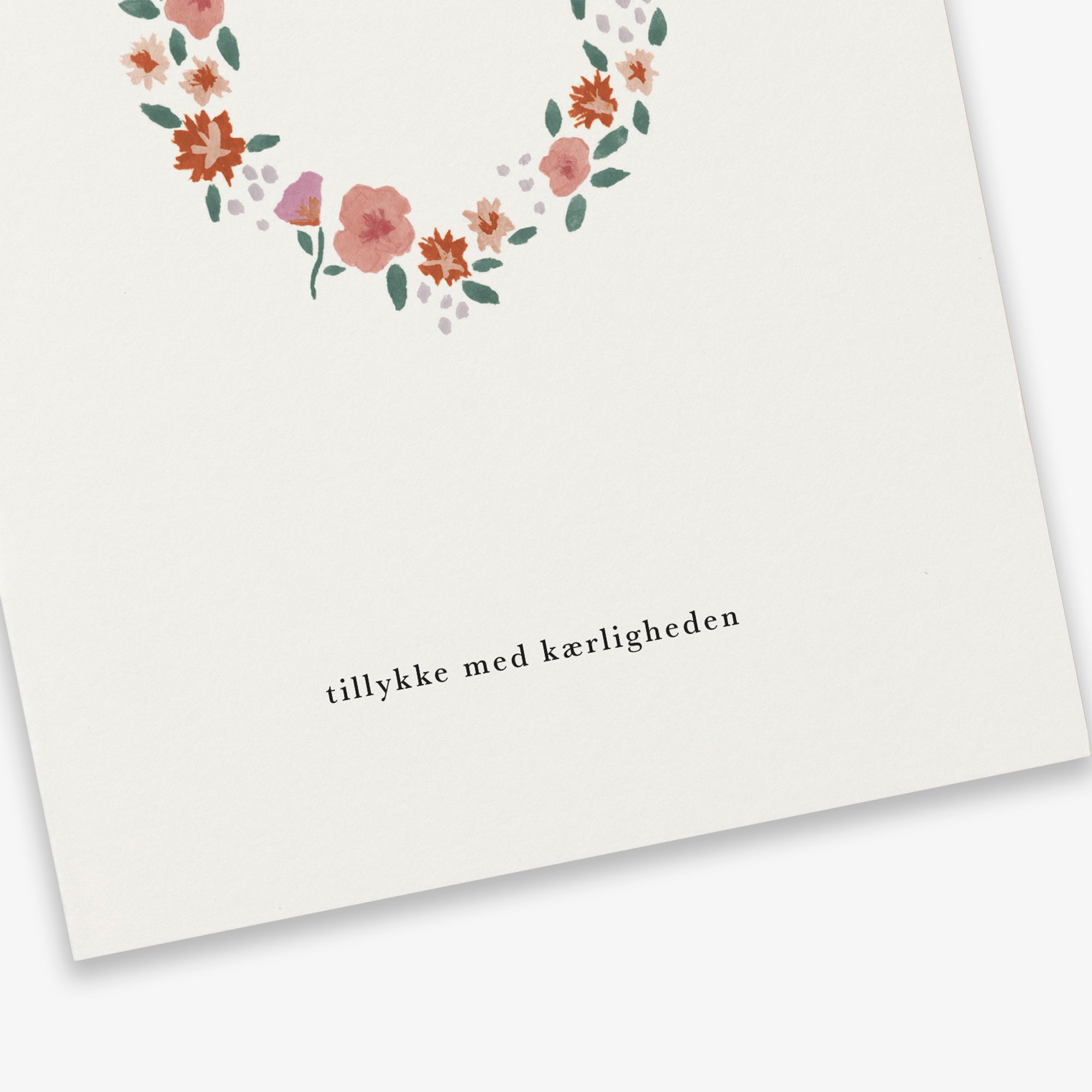GREETING CARD // KÆRLIGHEDSKRANS (DANISH)