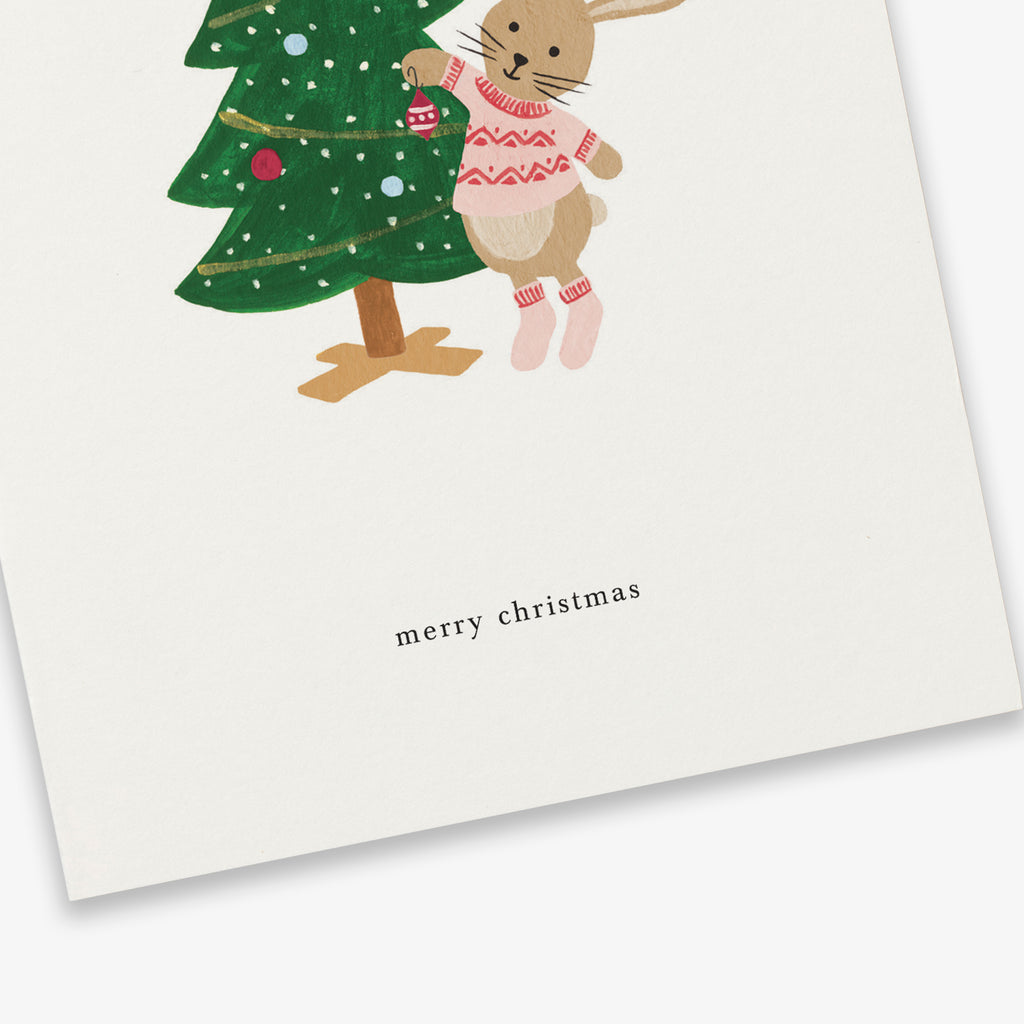 KORT // CHRISTMAS BUNNY