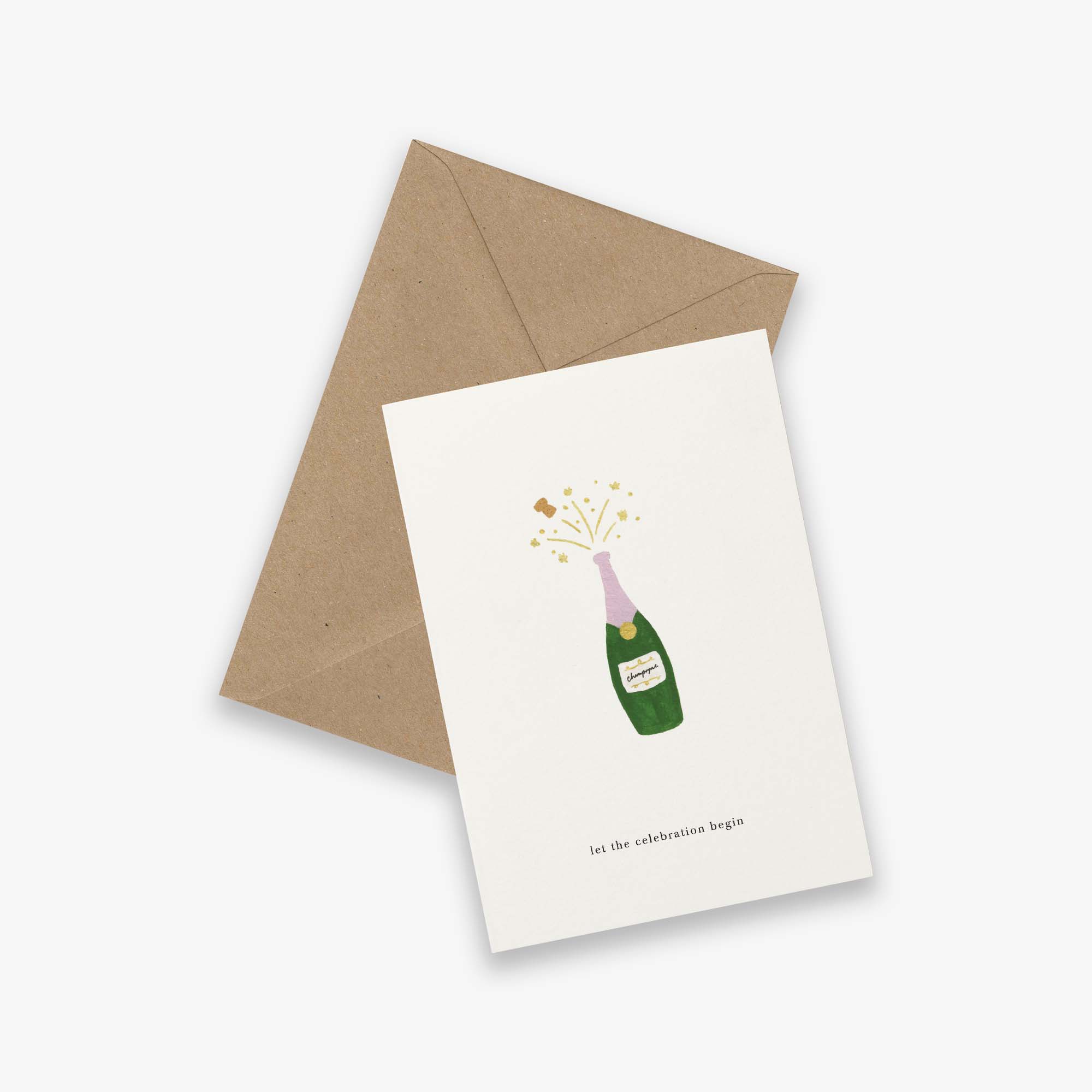 GREETING CARD // CHAMPAGNE