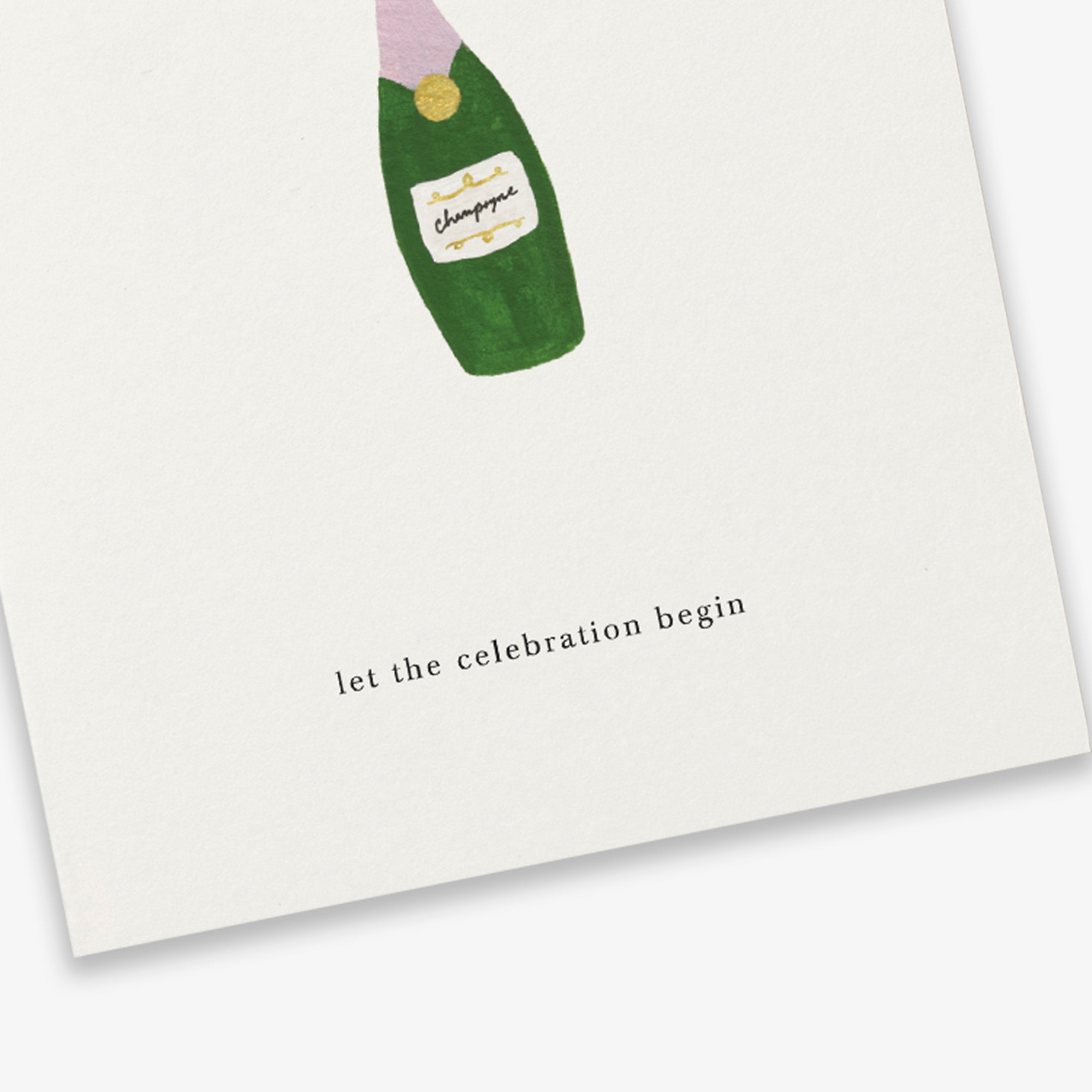 GREETING CARD // CHAMPAGNE