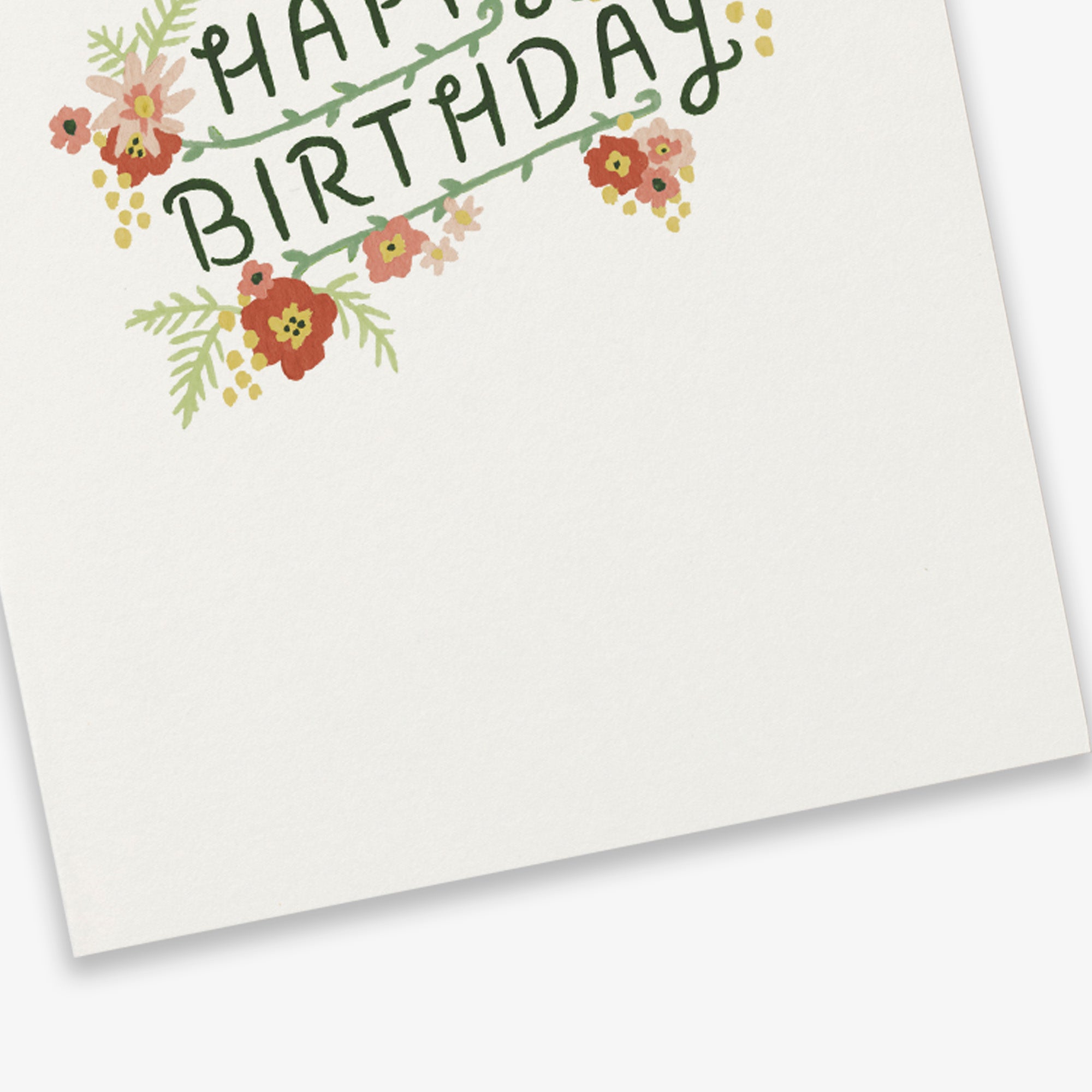 GREETING CARD // FLORAL BIRTHDAY