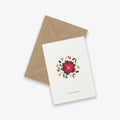 GREETING CARD // POINSETTIA