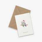 GREETING CARD // LOVEBIRDS