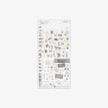 DIARY STICKERS // COLOR GREY