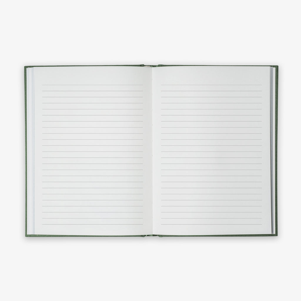 NOTES HARDCOVER NOTEBOOK // MISTY GREEN