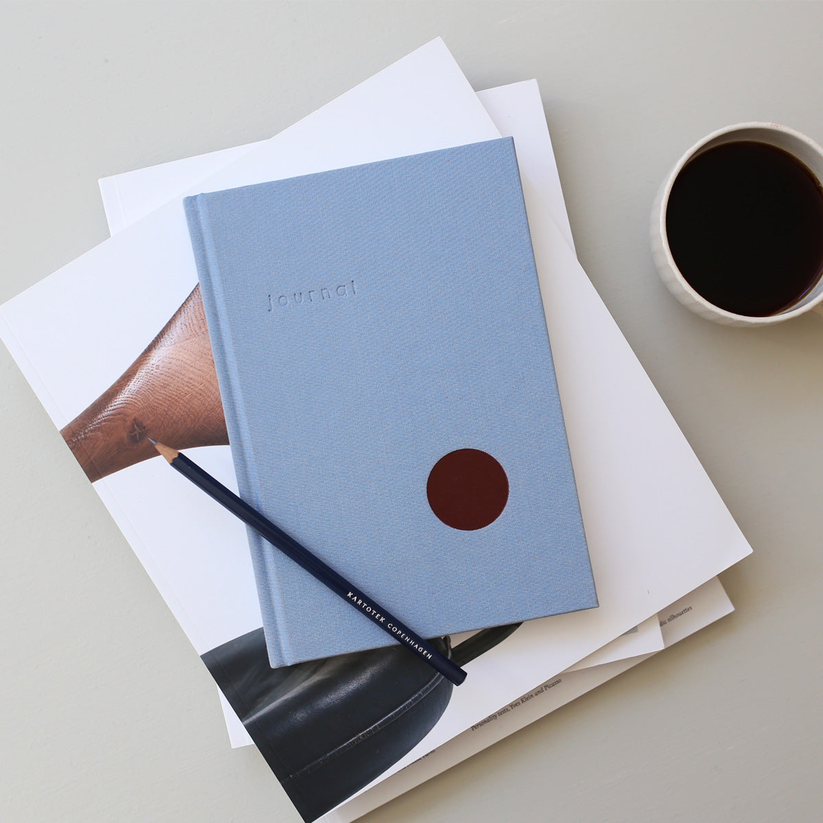 HARDCOVER NOTEBOOK A5 // LIGHT BLUE