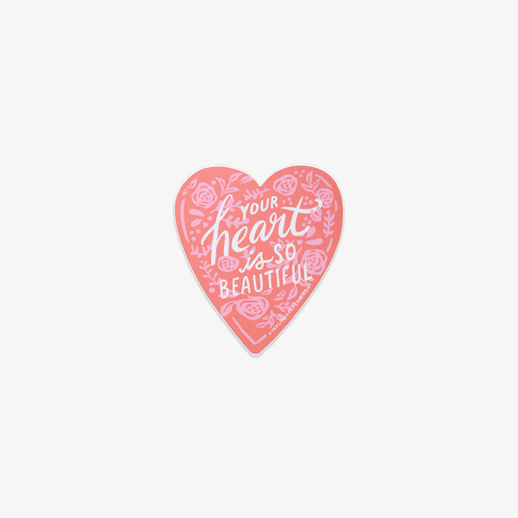 VINYL KLISTERMÆRKE // YOUR HEART IS SO BEAUTIFUL