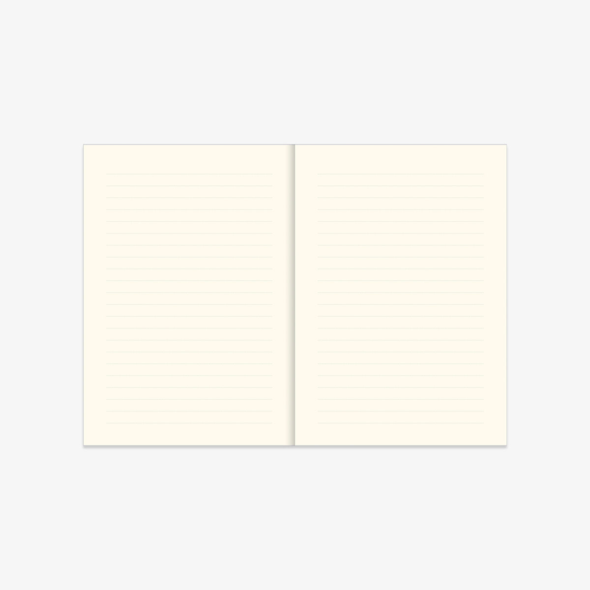 Cream-colored sheets of paper on a white background