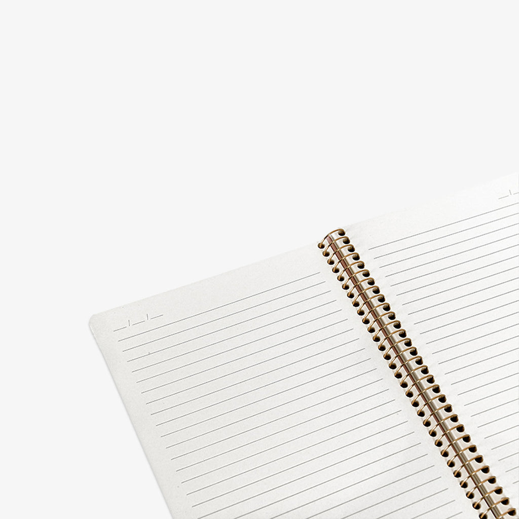 KOZO SPIRALBUNDEN NOTESBOG A4 // SORT