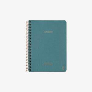 KOZO SPIRAL-BOUND NOTEBOOK A5 // STEEL BLUE