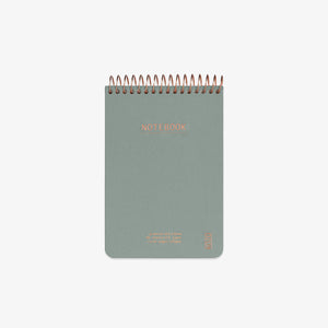 KOZO SPIRAL-BOUND NOTEBOOK A6 // ALOE VERA