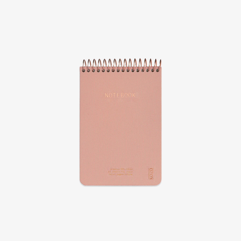 KOZO SPIRALBUNDEN NOTESBOG A6 // BLUSH