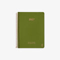 KOZO SPIRALBUNDEN KALENDER 2027 A5 // OLIVENGRØN
