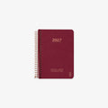 KOZO SPIRAL-BOUND CALENDAR 2027 A6 (DANISH) // BERRY