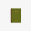 KOZO SPIRAL-BOUND CALENDAR 2027 A6 (DANISH) // OLIVE GREEN