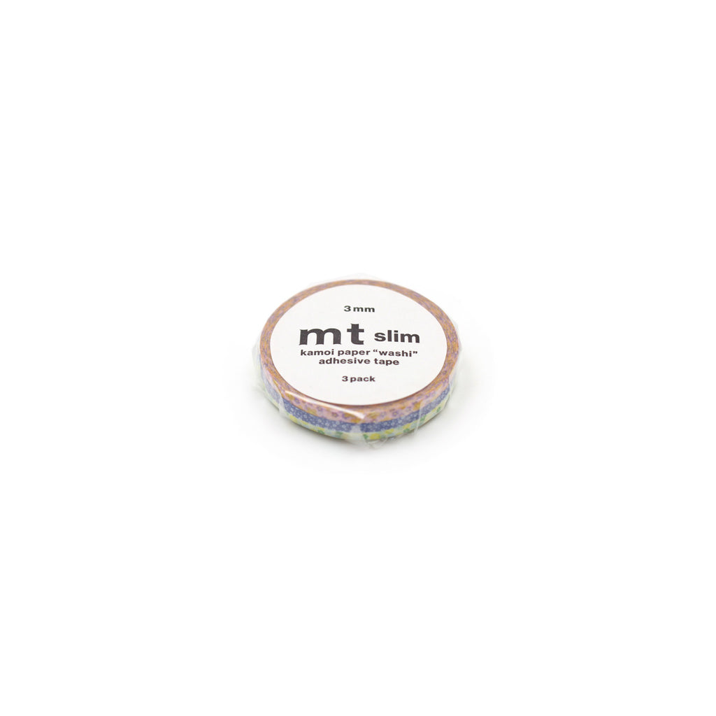 MT MASKING TAPE SLIM 3 PACK // FLOWER