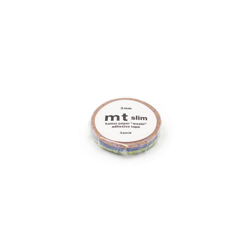 MT MASKING TAPE SLIM 3 PACK // FLOWER