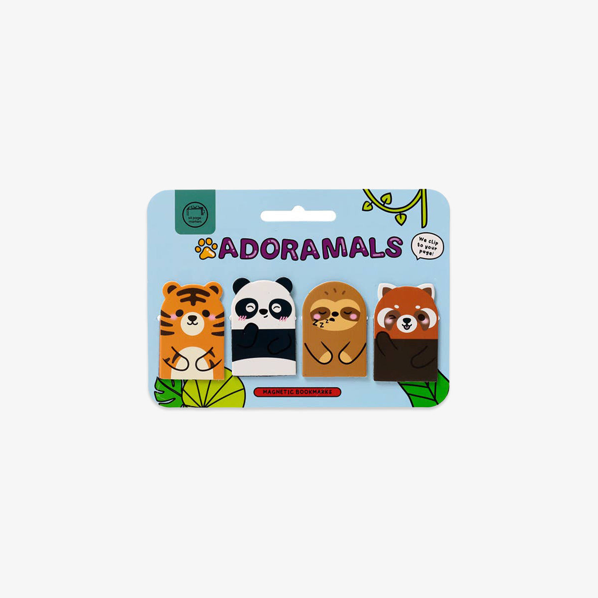 MAGNETIC BOOKMARKS // WILD ANIMALS