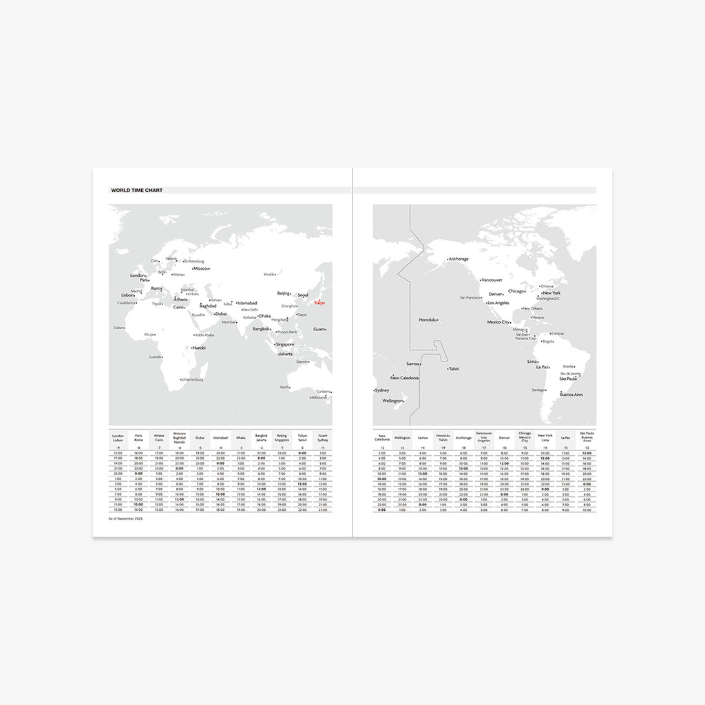 KALENDER SEP 2026 - DEC 2027 A5 // BLÅ BØLGE