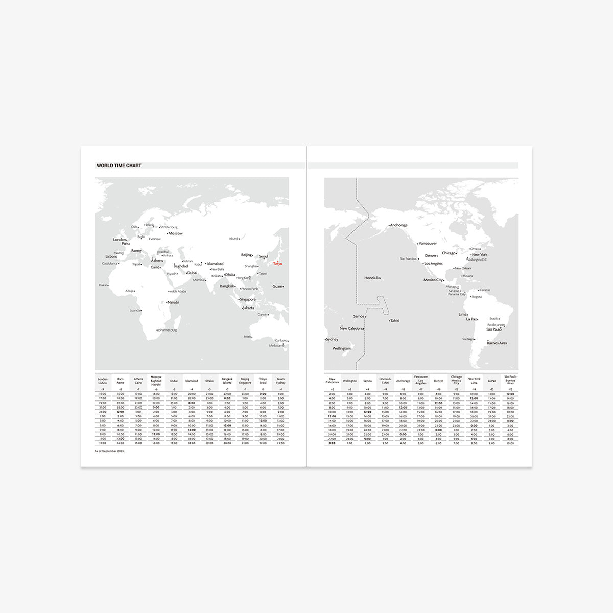 KALENDER SEP 2026 - DEC 2027 A5 // BLÅ BØLGE